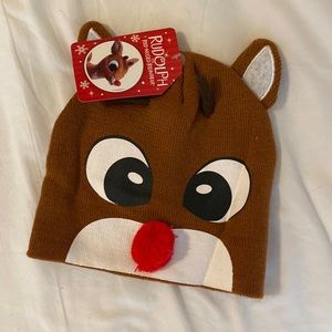 Brand New Rudolph Beanie